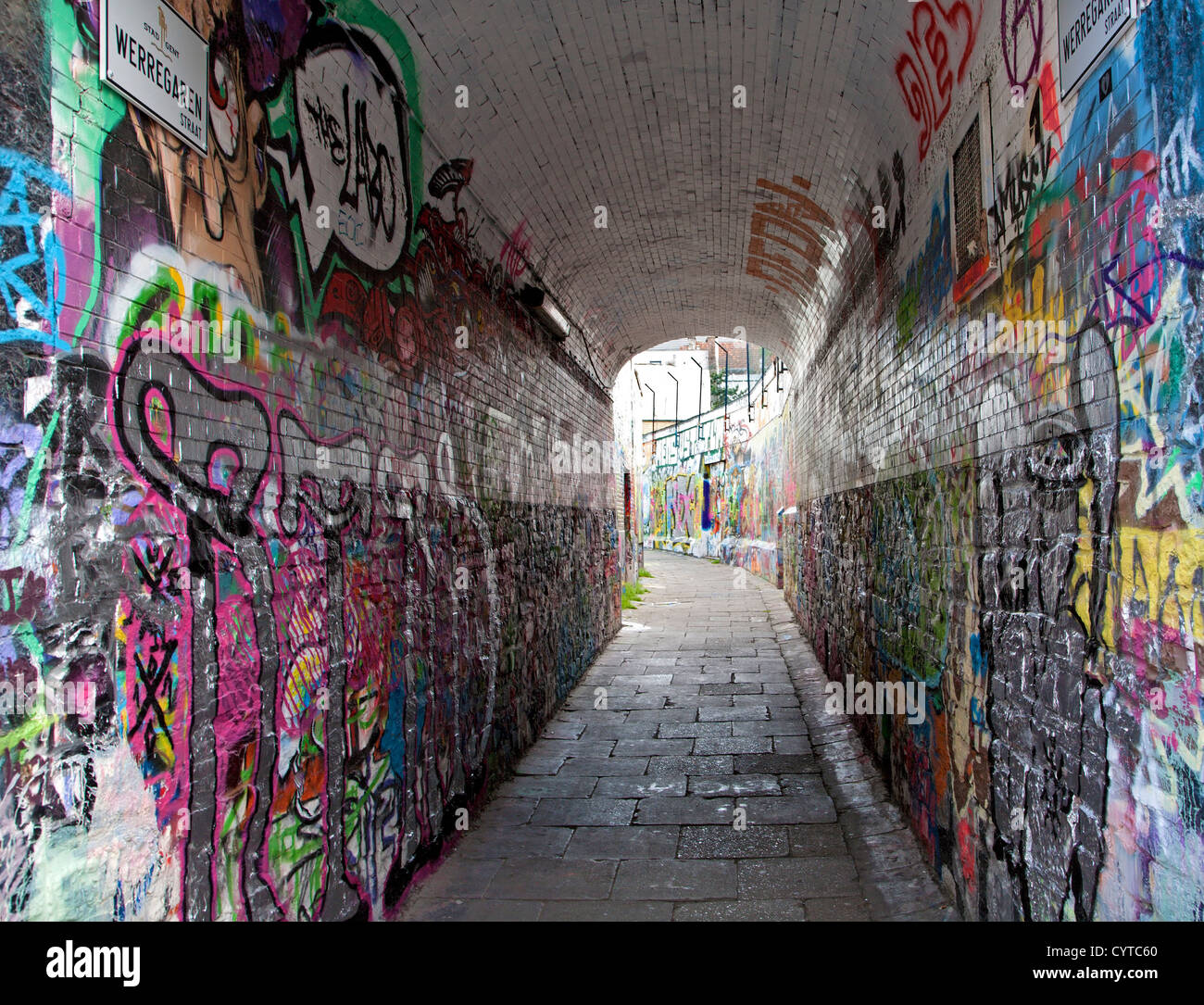 u-Bahn von Gent Stockfoto