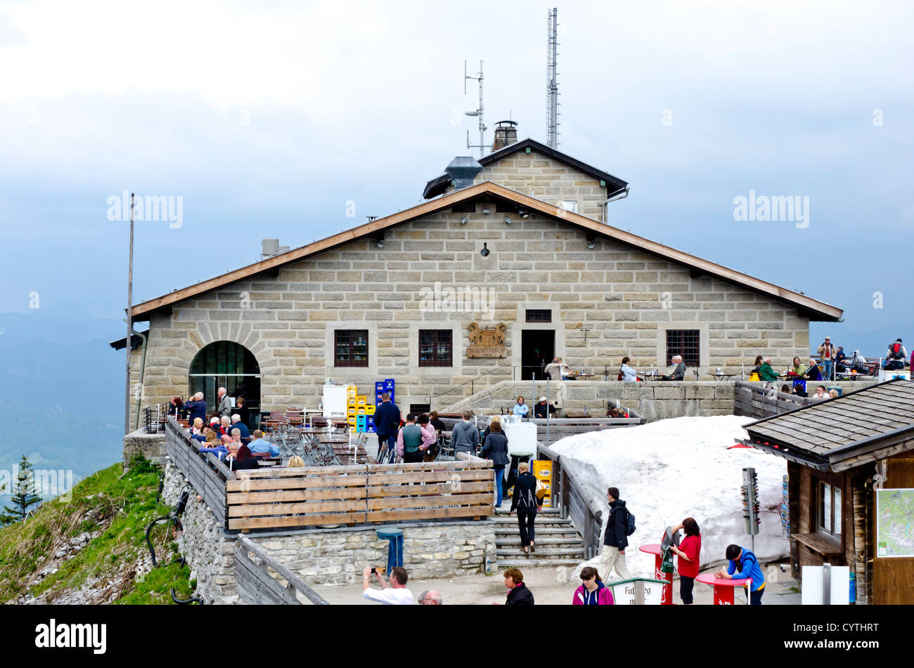 Hitlers Kehlsteinhaus bei Berchtesgaden Deutschland Stockfoto