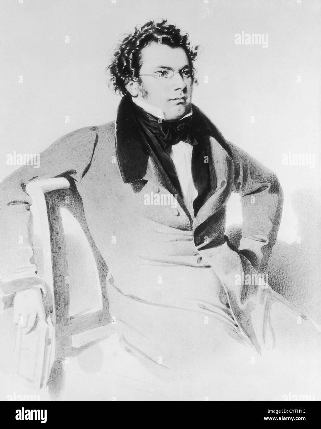 Franz Schubert, Komponist Stockfoto