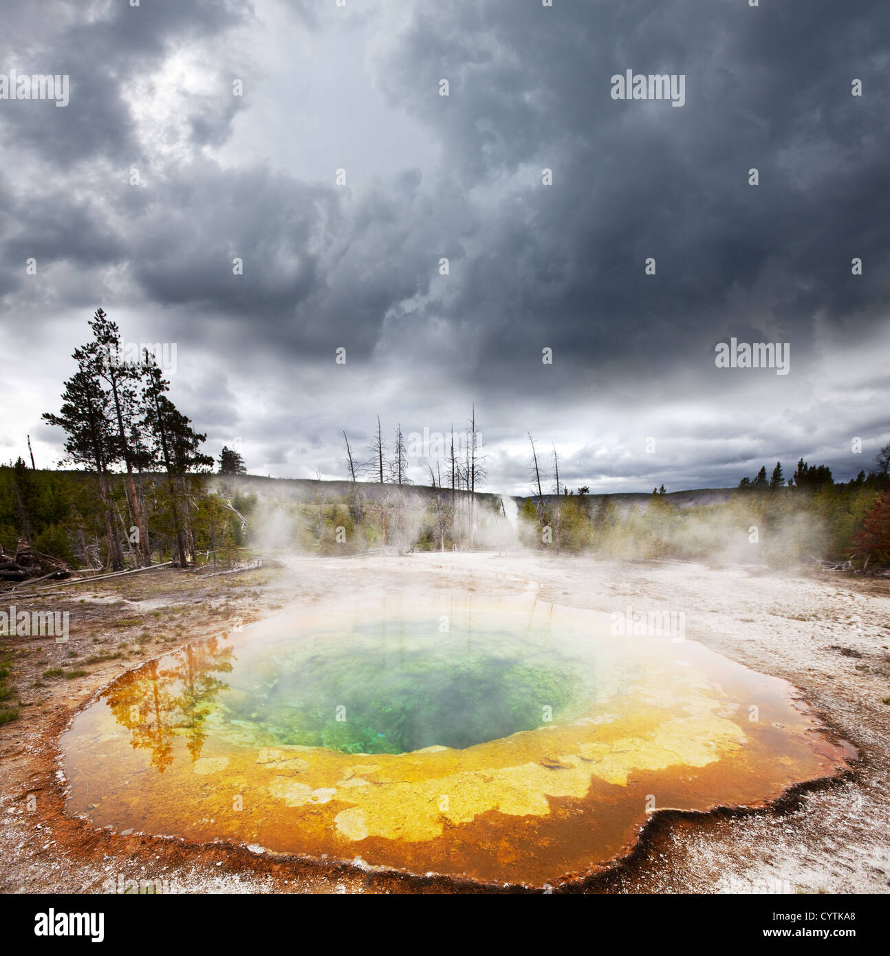 Morning Glory pool Stockfoto