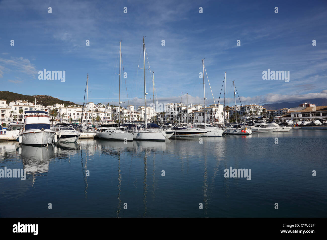 Marina in La Duquesa, Costa Del Sol, Andalusien Spanien Stockfoto