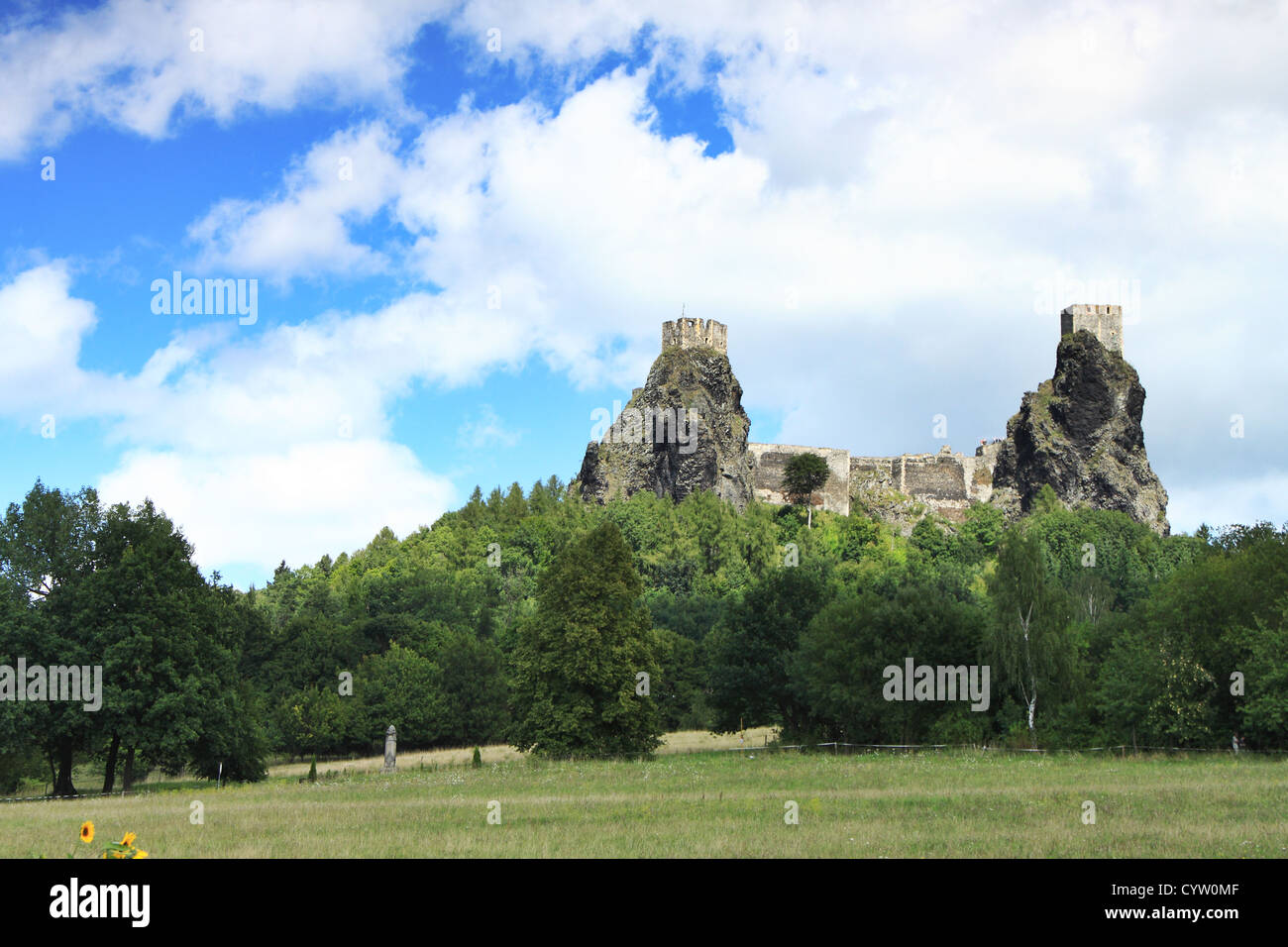 Czech Republic - Hochburg Trosky in Cesky Raj (Tschechische Paradies) Stockfoto