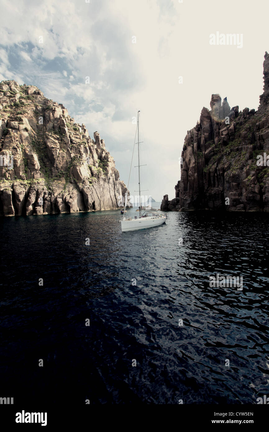 Äolischen Inseln, Italien Stockfoto