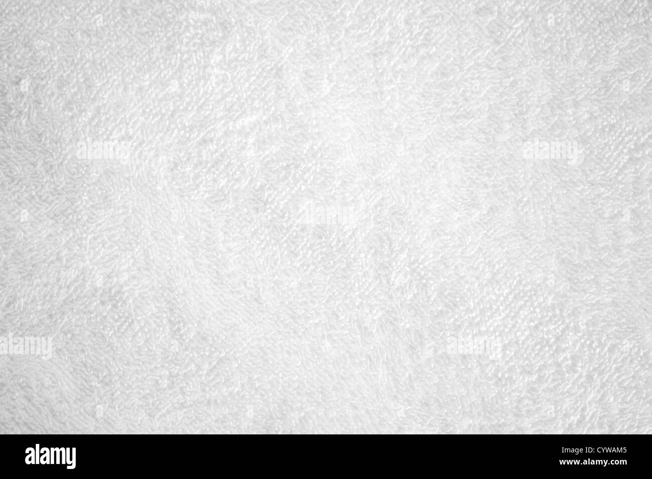 Weiße Baumwolle Handtuch Closeup Hintergrundtextur Stockfoto