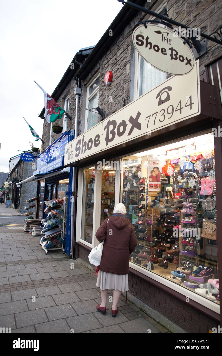 Treorchy Stadt, in der Rhondda Valley Region von Süd-Wales, Vereinigtes Königreich Stockfoto