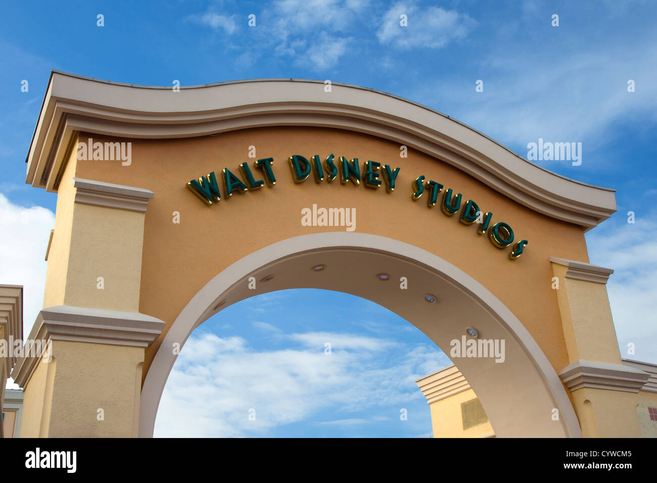 Walt Disney Studios Eingang im Disneyland Paris (Disneyland) Stockfoto