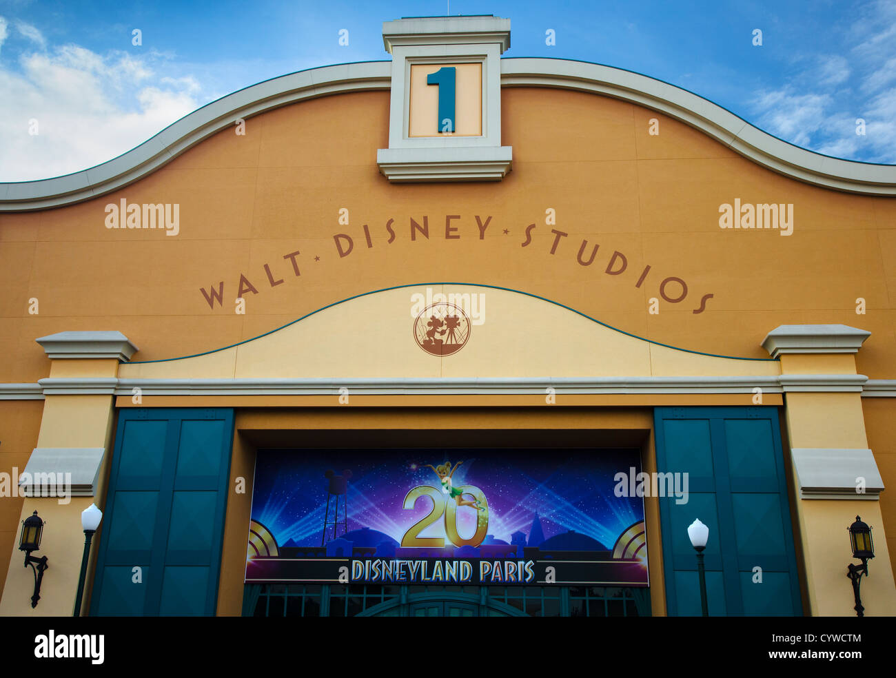 Walt Disney Studios Eingang im Disneyland Paris (Disneyland) Stockfoto