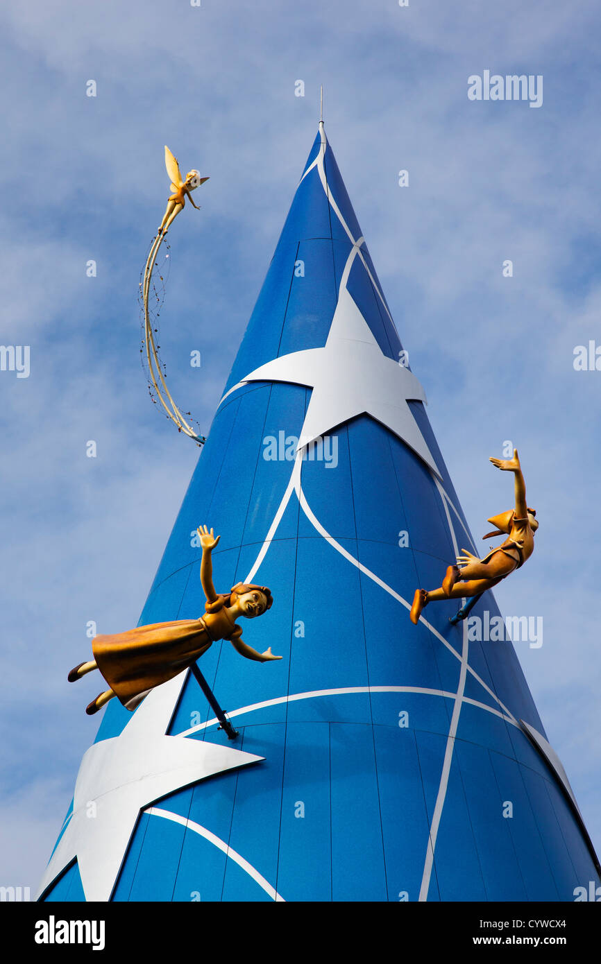 Die Kunst der Disney Animation Galerie im Disneyland Paris (Disneyland) Stockfoto