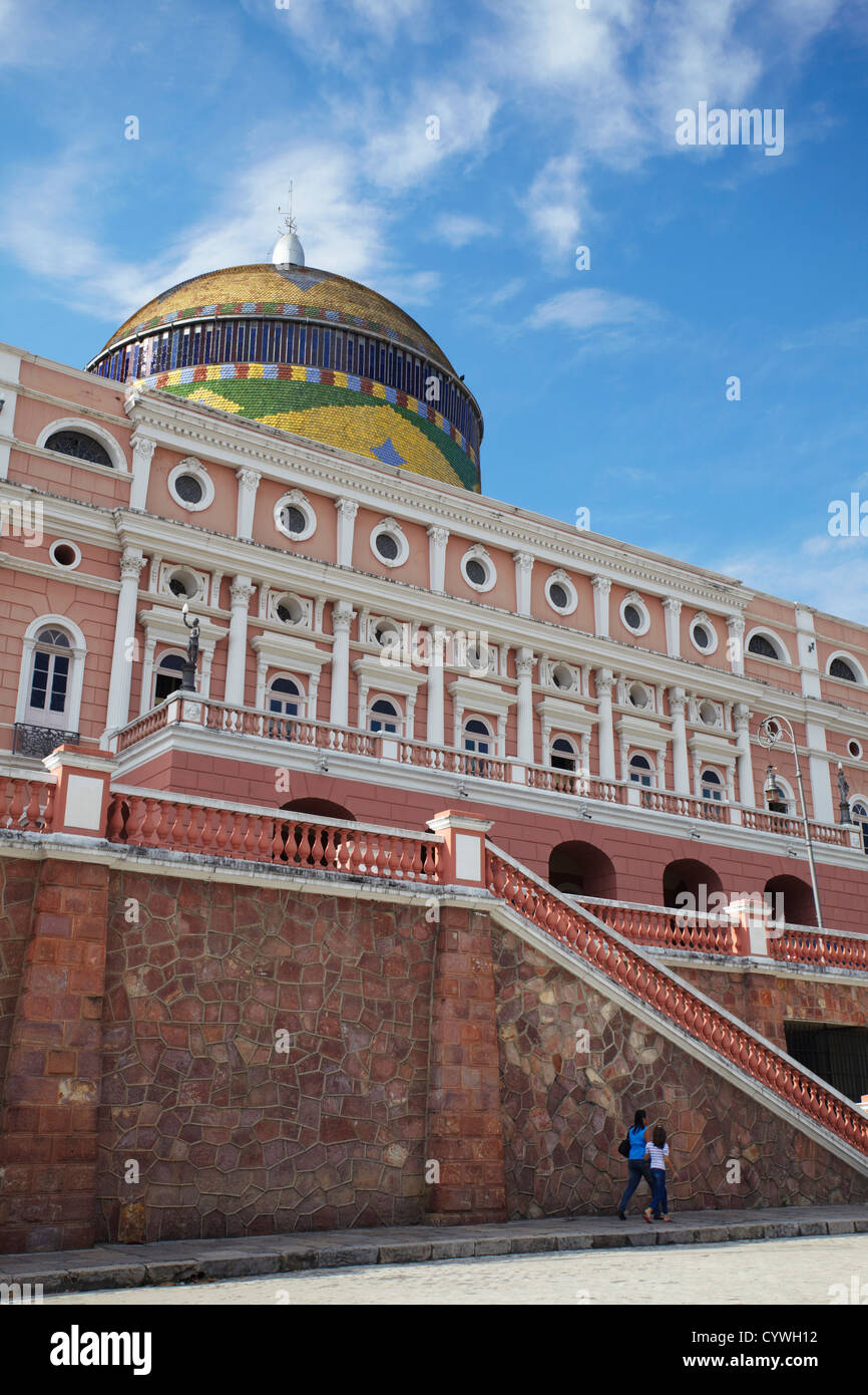 Teatro Amazonas (Opernhaus), Manaus, Amazonas, Brasilien Stockfoto