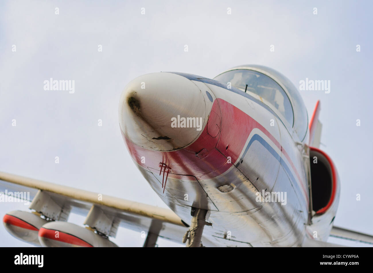 AERO l-39 Albatros Jet Fighter Trainer Flugzeug - Auto & Technik Museum Sinsheim, Süddeutschland Stockfoto