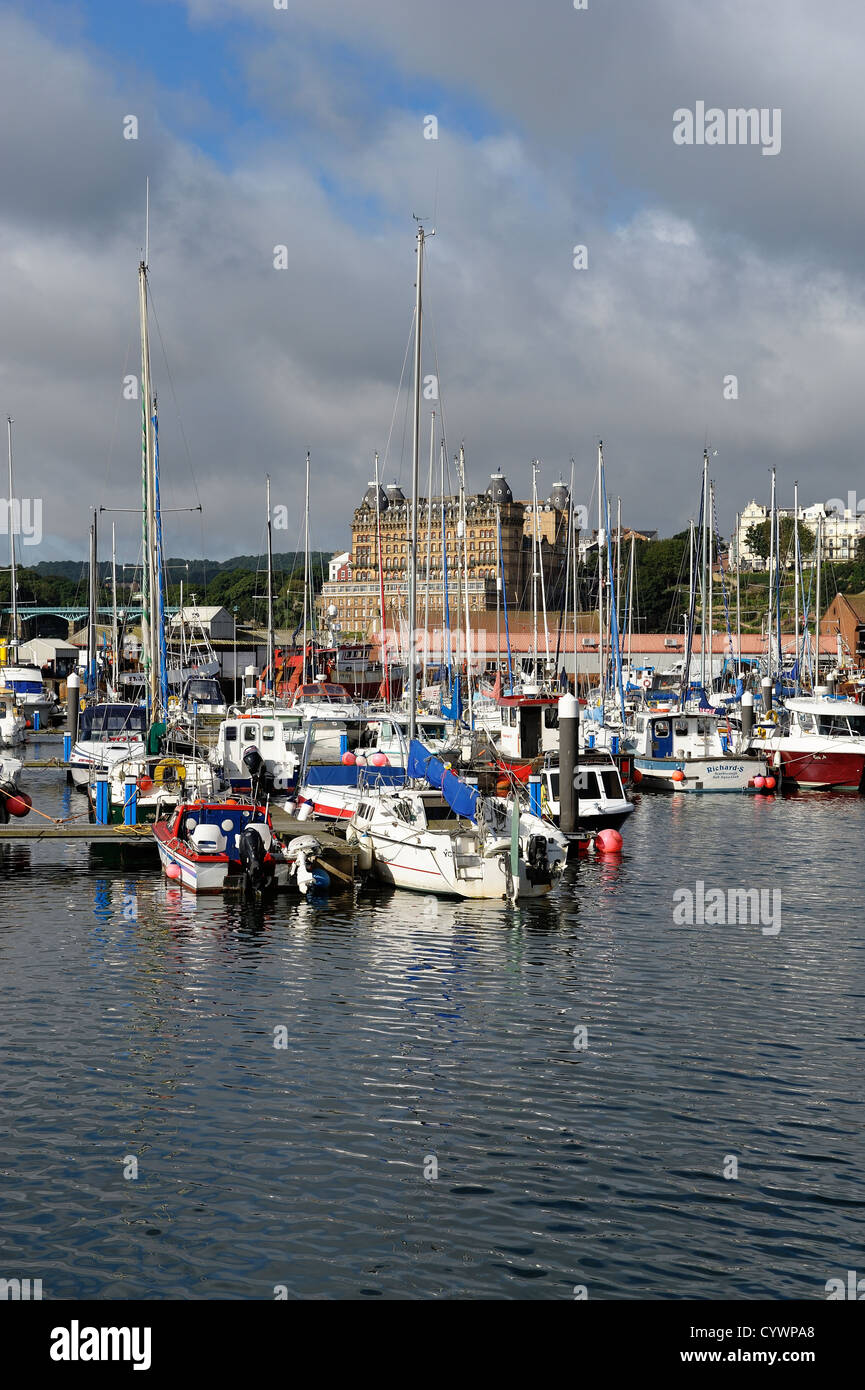 Scarborough Hafen Marina England uk Stockfoto