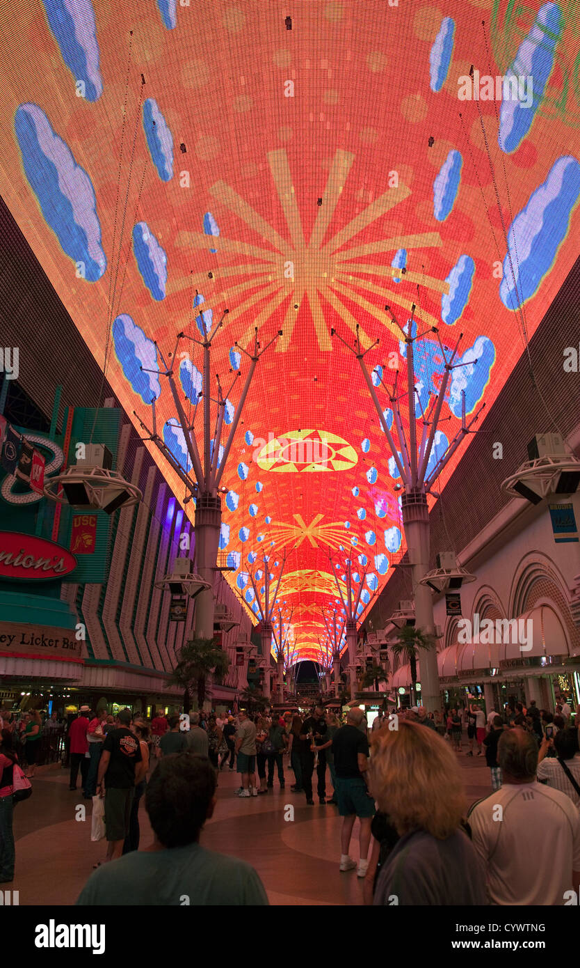 Fremont Street Experience, Las Vegas Stockfoto