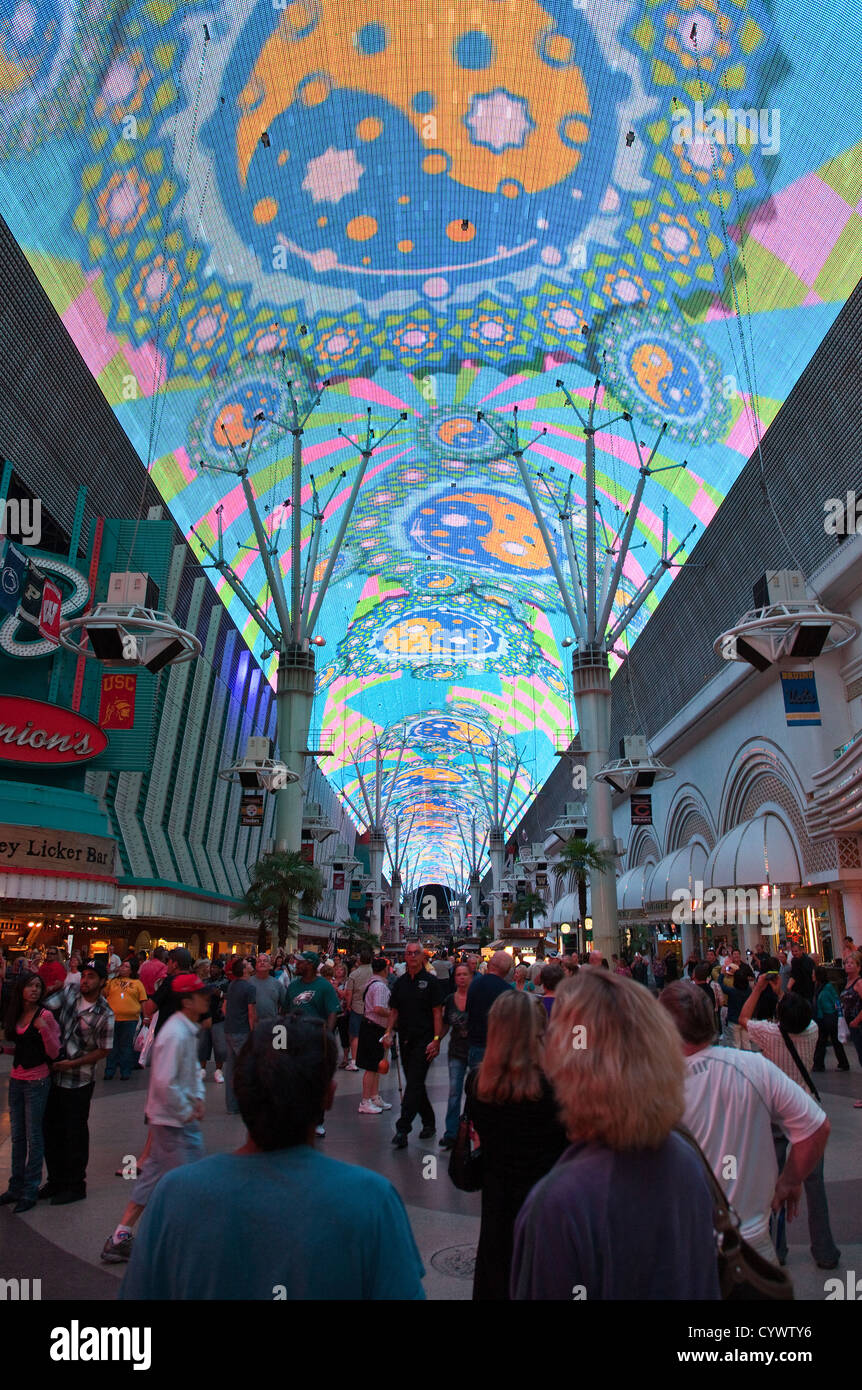 Fremont Street Experience, Las Vegas Stockfoto