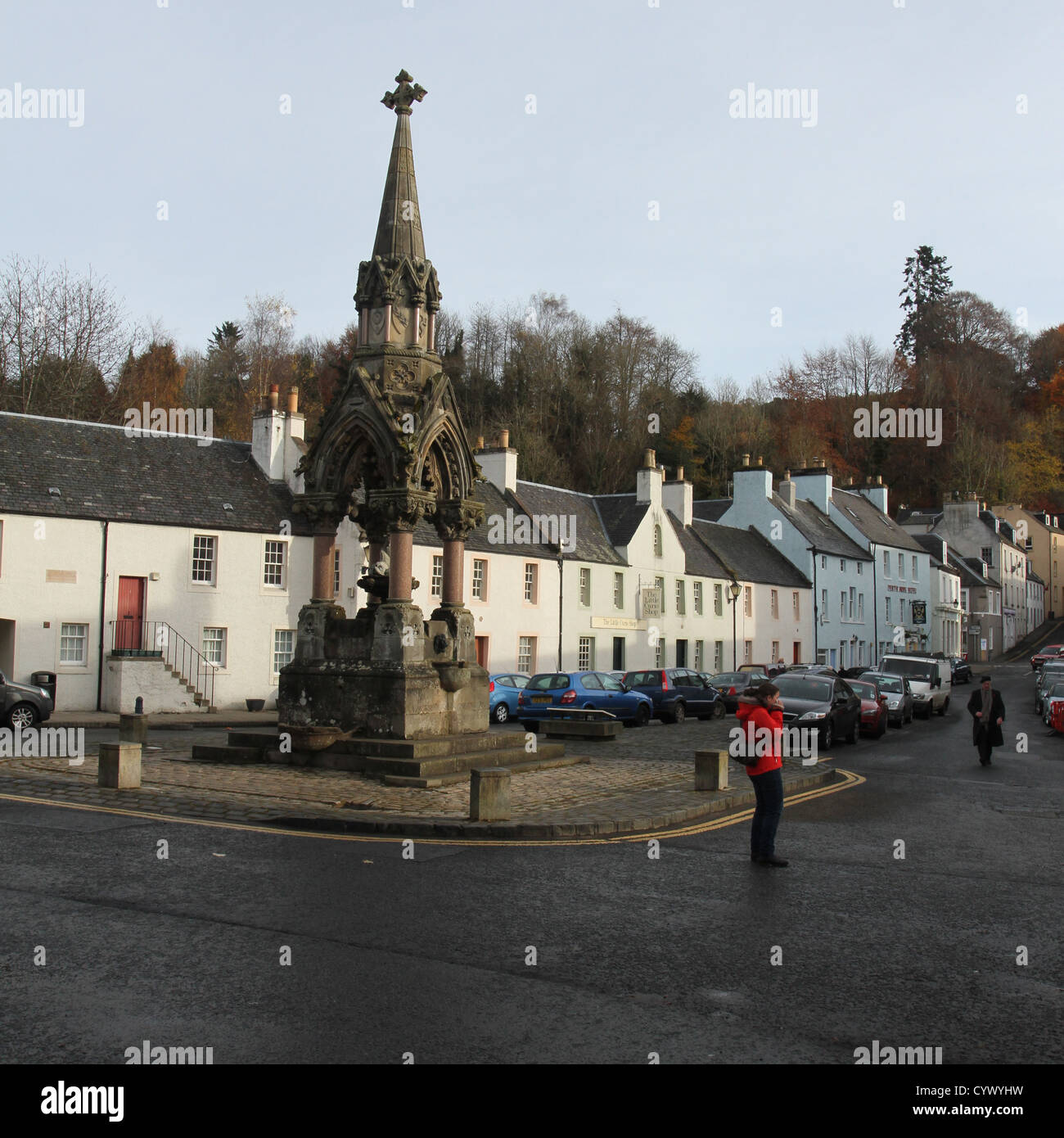 Dunkeld Schottland november 2012 Stockfoto