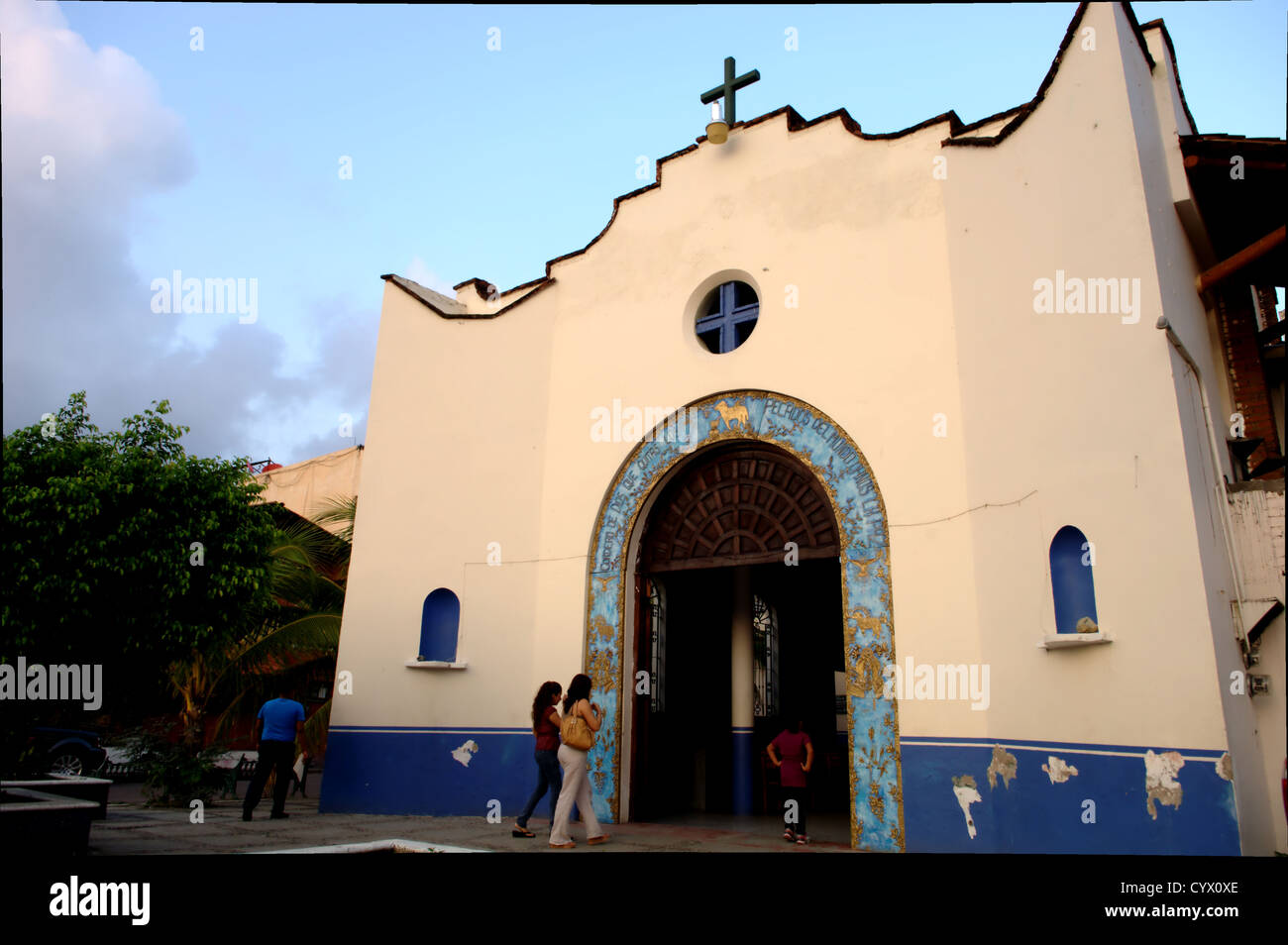 Die Kirche von den Fischern, Zihuatanejo, Mexiko Stockfoto