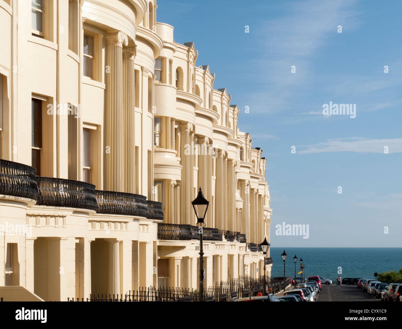 Brunswick Square, Brighton und Hove, East Sussex, England, UK Stockfoto