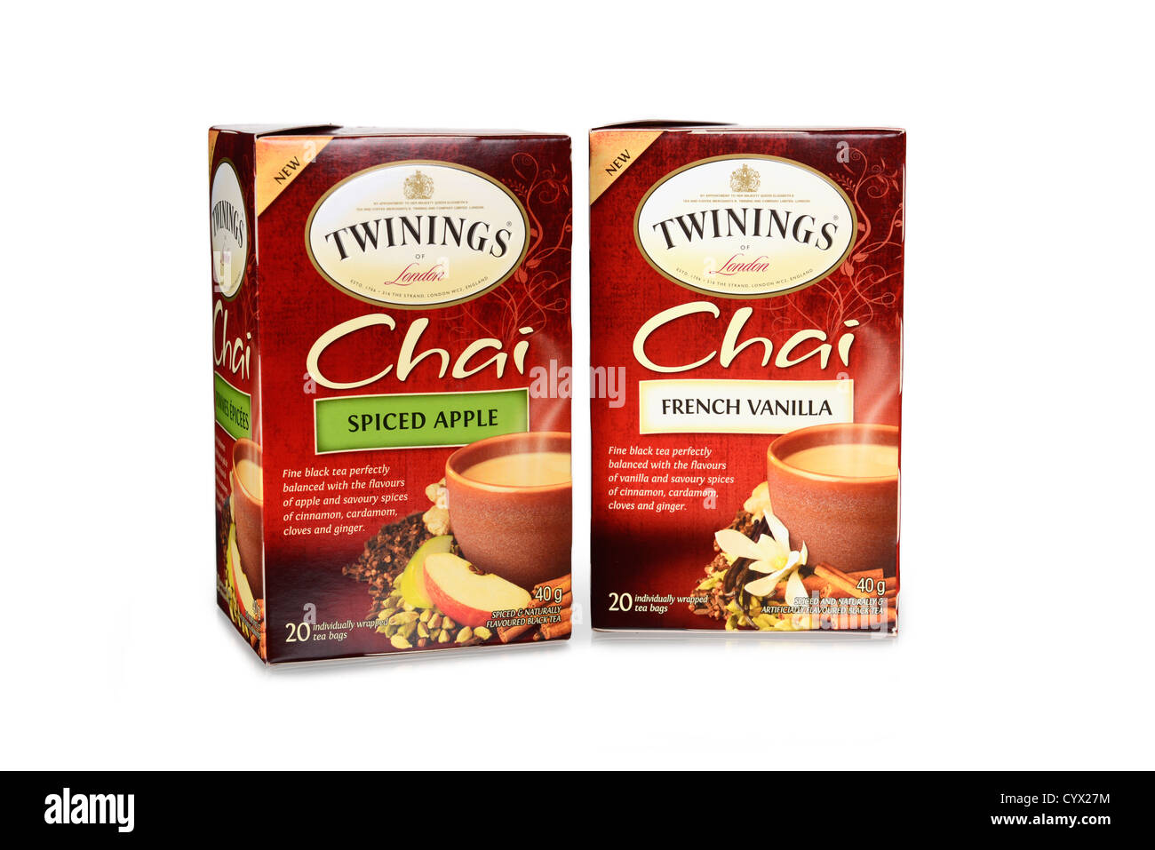 Tee, Twinings Chai Stockfoto