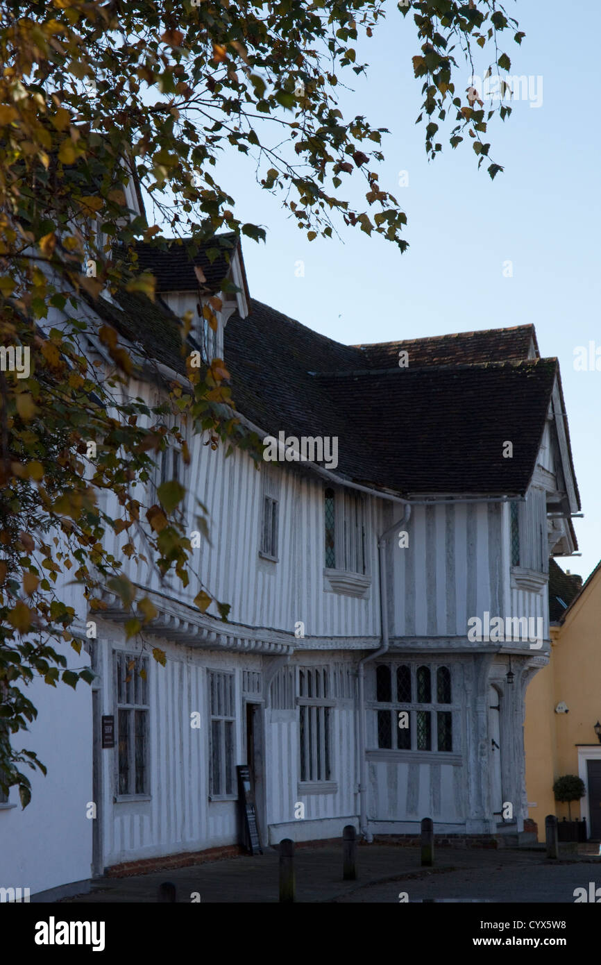 Lavenham Guildhall historischen Dorf Suffolk England uk Stockfoto