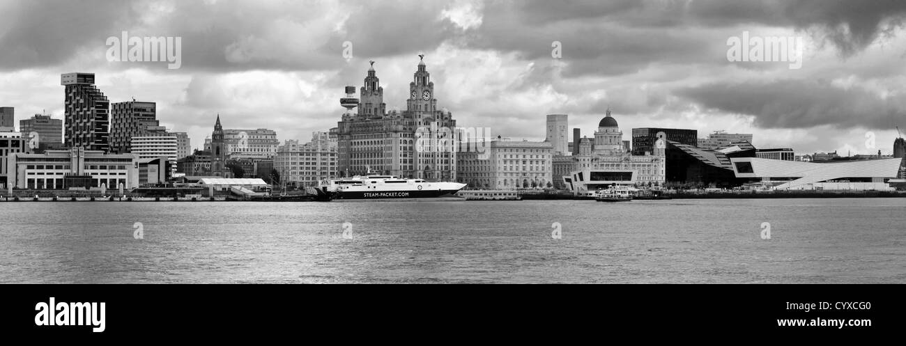 Liverpool City Water front skyline Stockfoto