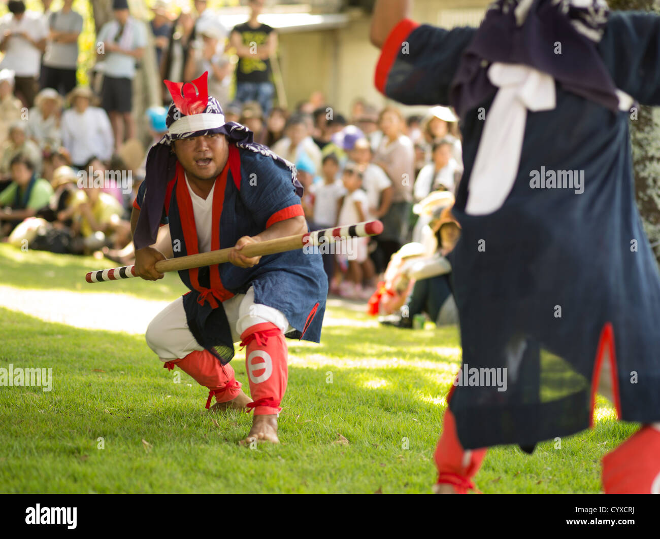 Mushaama Harvest Festival Hateruma Insel Yaeyamas, Okinawa, Japan Stockfoto
