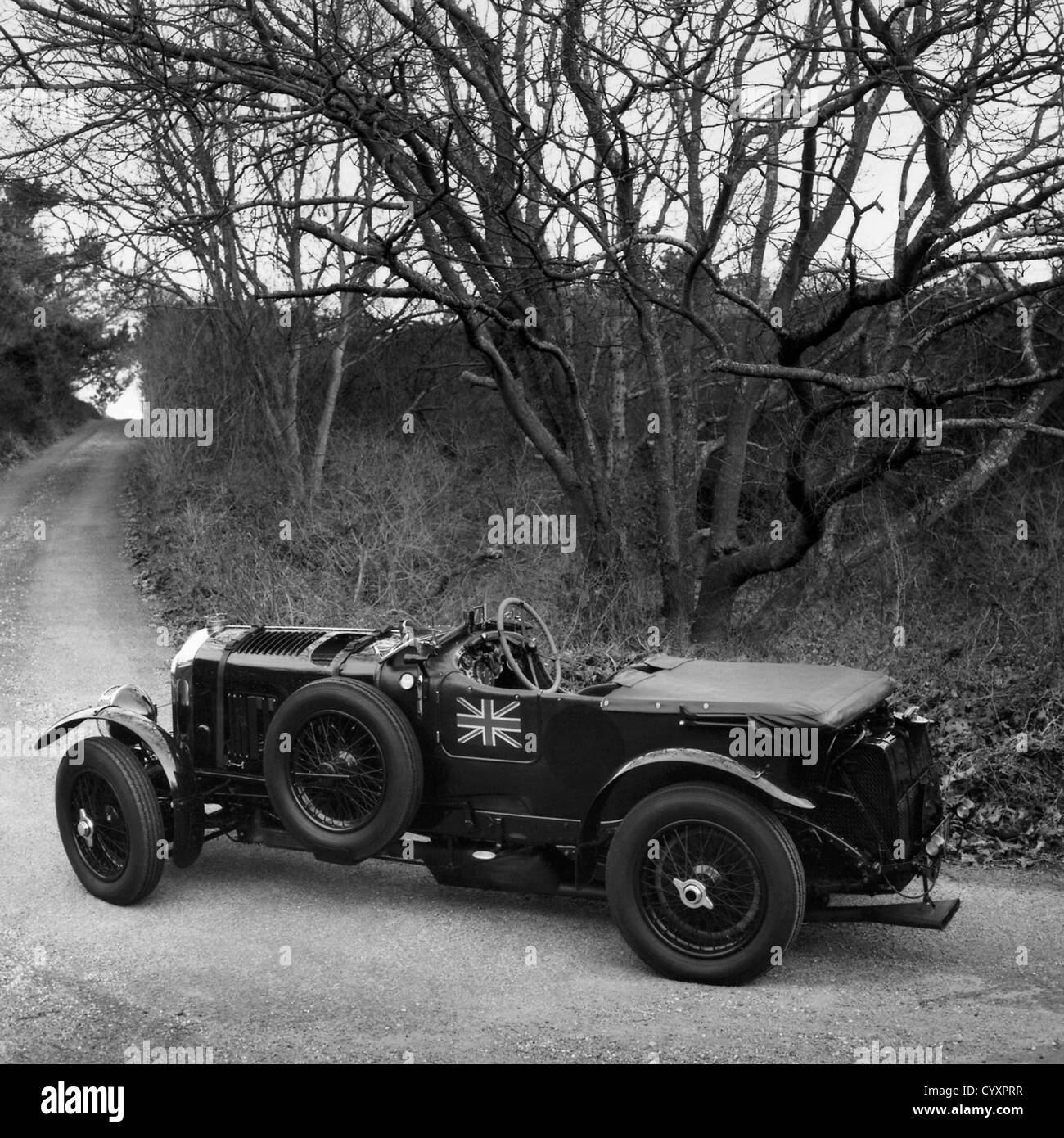Blower Bentley Le Mans Rennen Oldtimer 1928 Stockfoto
