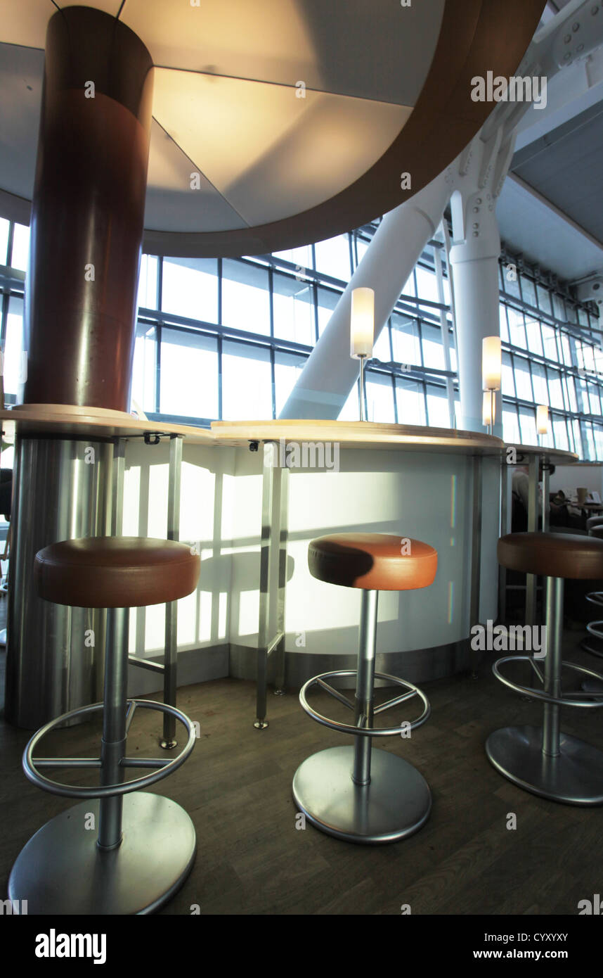 Interieur in Flughafen Stockfoto