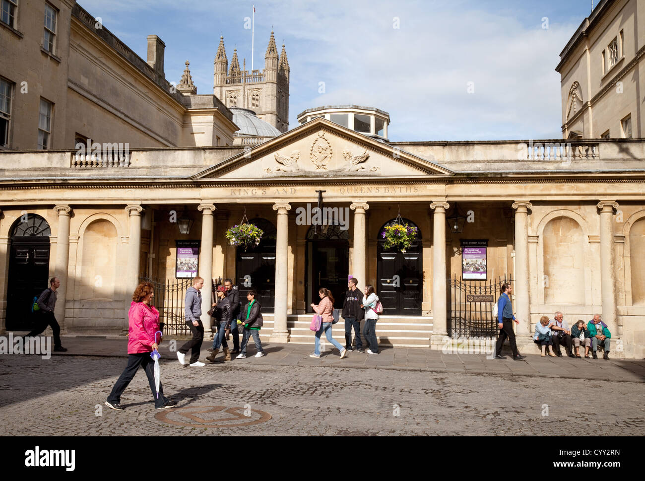 Der Roman Kings und Queens Bäder, Bath Spa Somerset UK Stockfoto