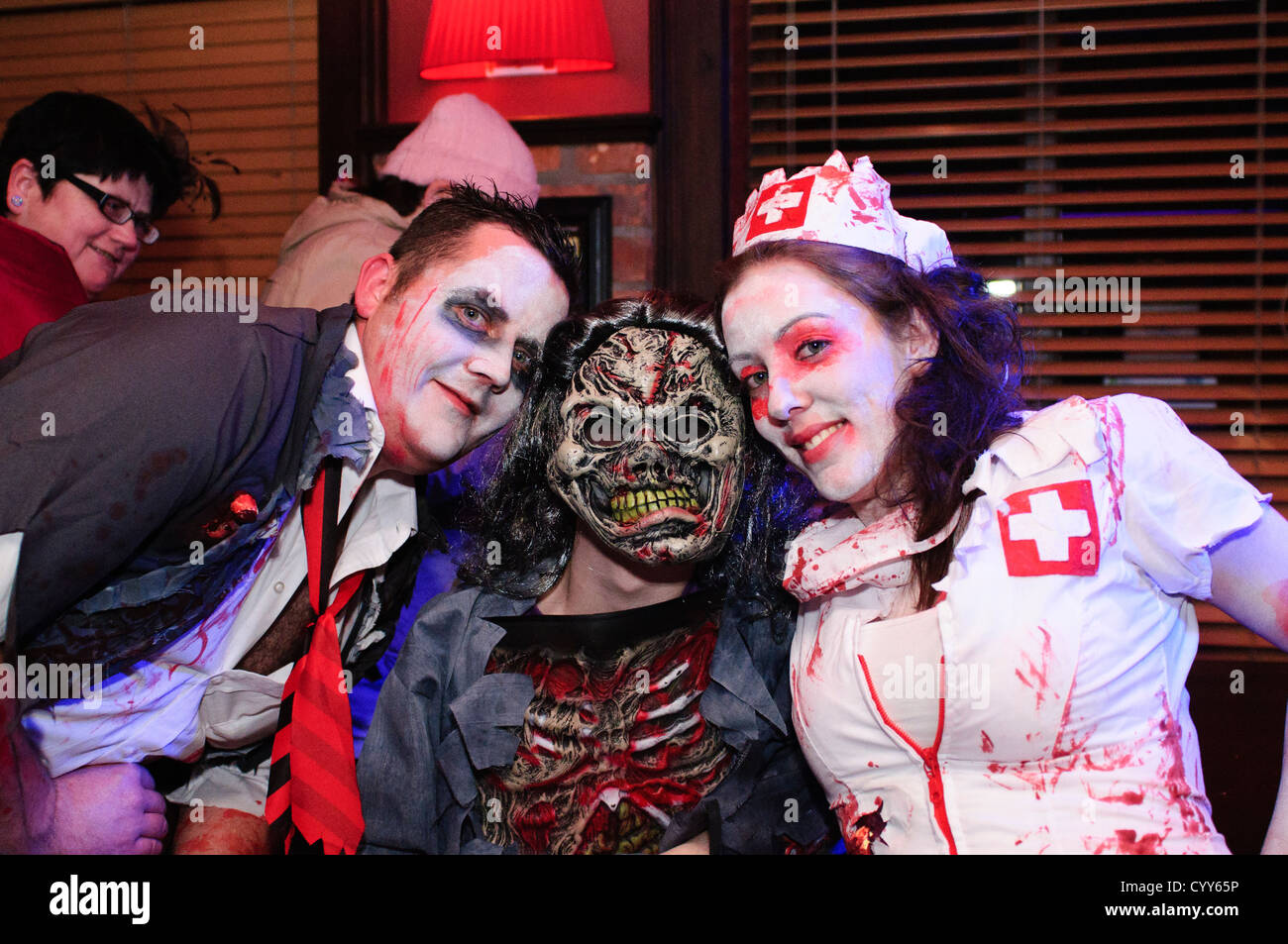 Halloween-feiern-Kostümfest Stockfoto