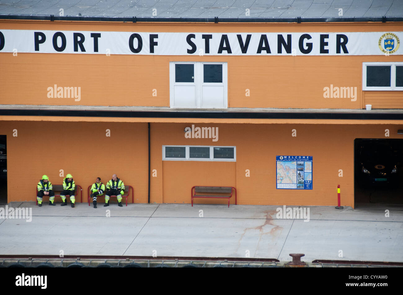 Hafen von Stavanger Stockfoto