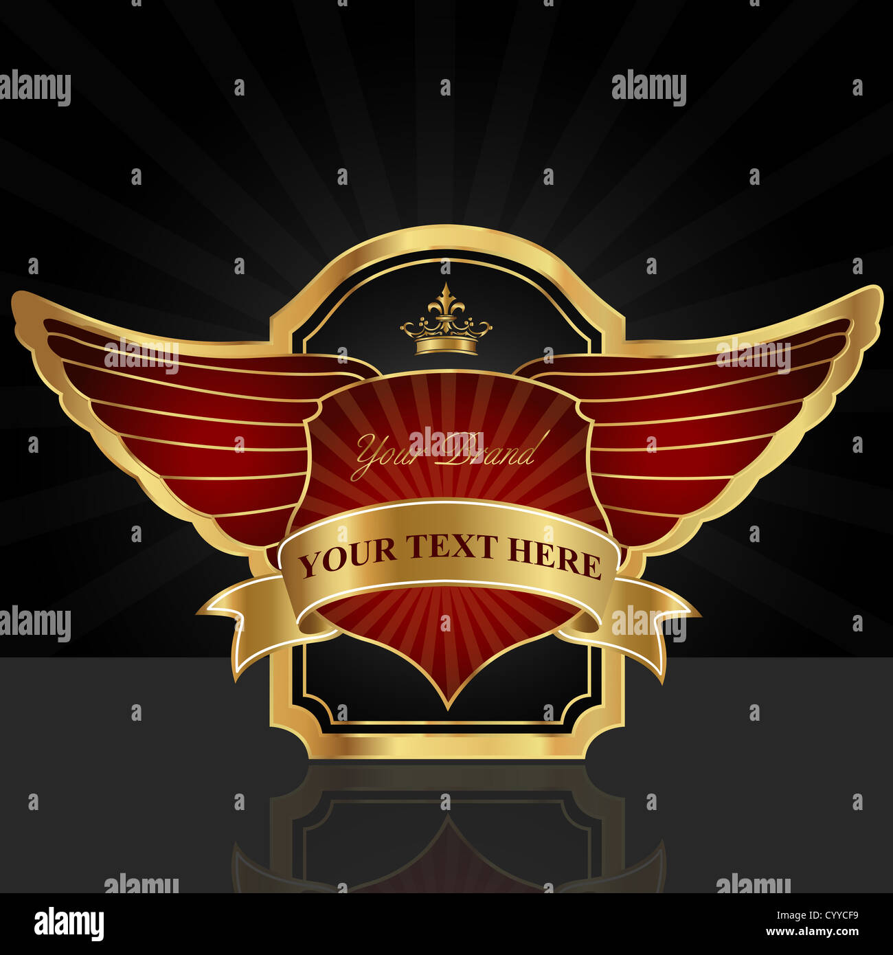 Abbildung der abstrakten logo Stockfoto