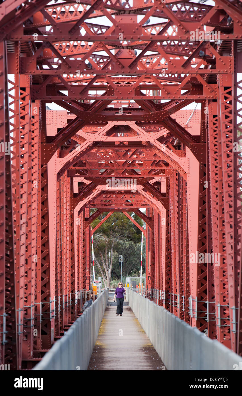 Paringa Brücke Riverland Südaustralien Stockfoto