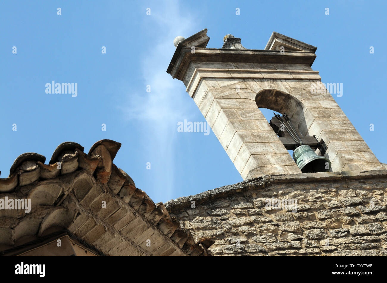 Weißen Büßer-Kapelle in Gordes, Provence Region in Frankreich Stockfoto