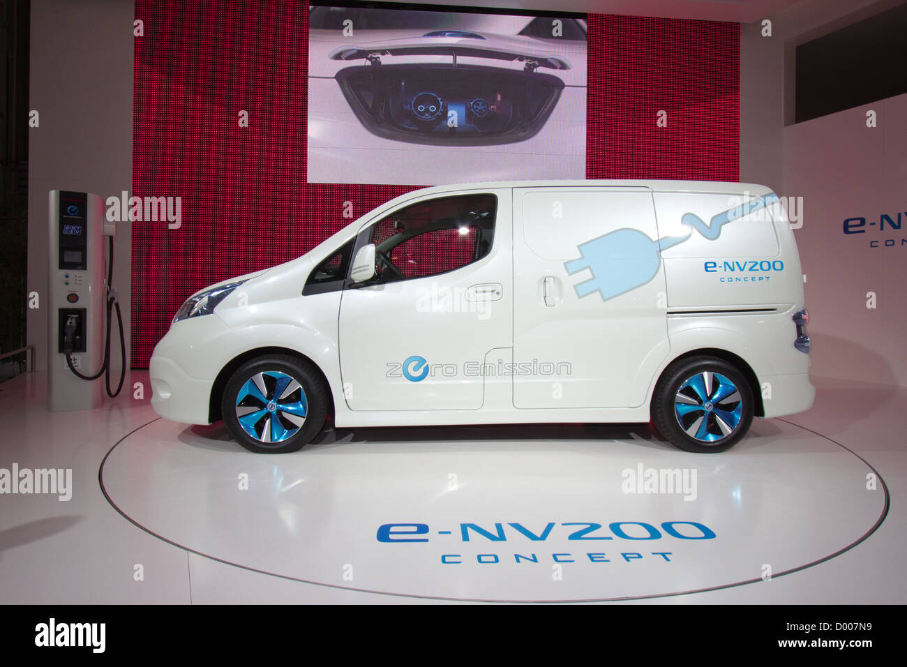 Nissan E-NV200 elektrische Konzept Van der internationalen für Nutzfahrzeuge in Hannover, Deutschland 2012 Stockfoto
