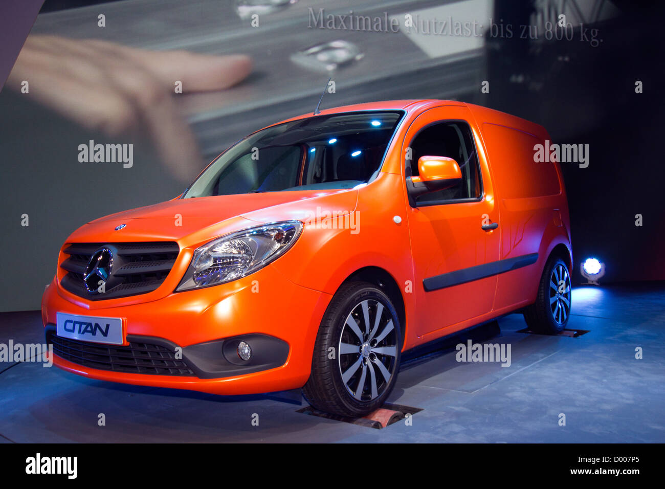 Neue Mercedes-Benz Citan auf der Internationalen Automobilausstellung für Nutzfahrzeuge 2012 Stockfoto