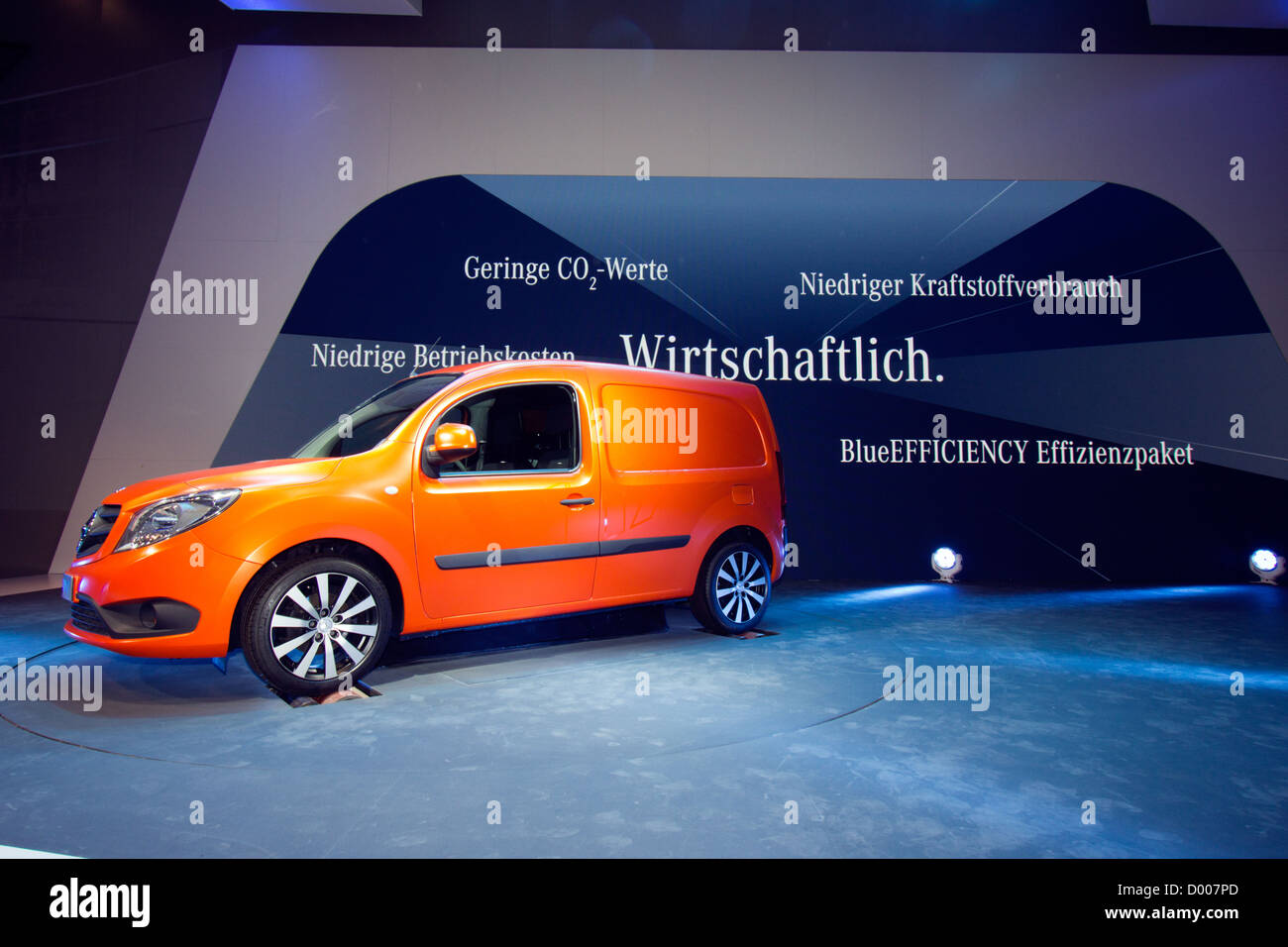 Neue Mercedes-Benz Citan auf der Internationalen Automobilausstellung für Nutzfahrzeuge 2012 Stockfoto
