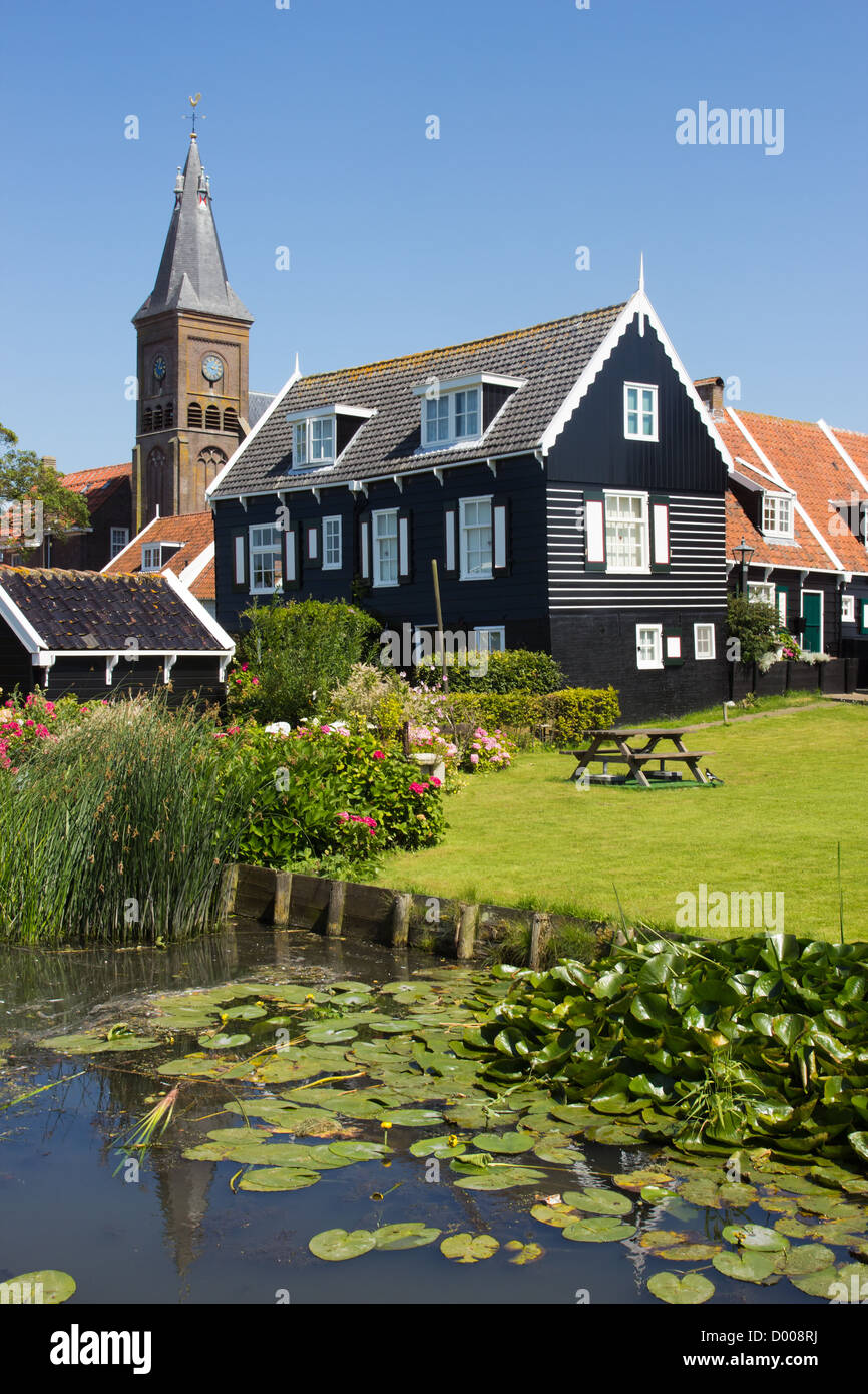 Historische Stadt von Marken in den Niederlanden Stockfoto