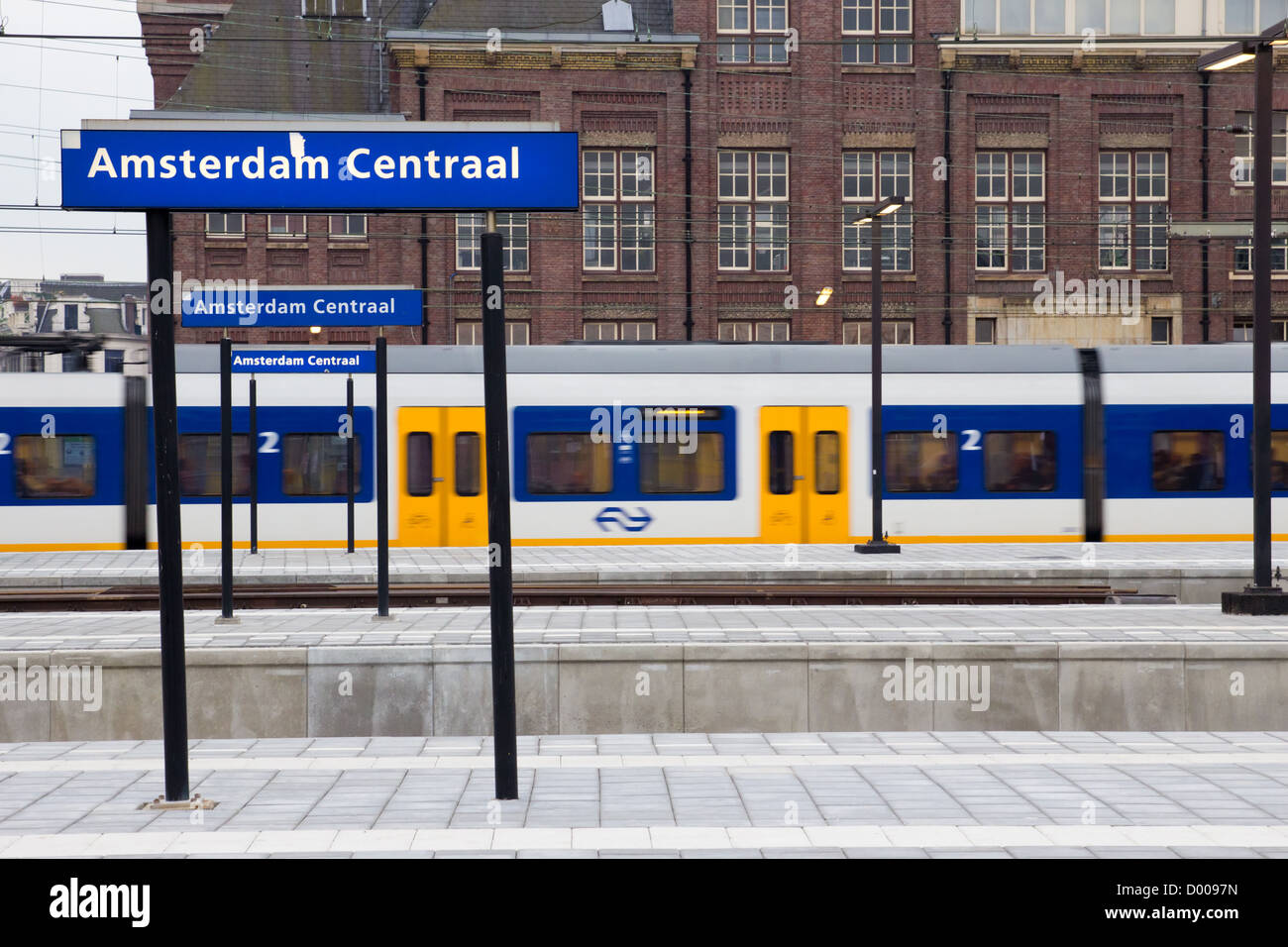 Amsterdam Centraal Station Stockfoto