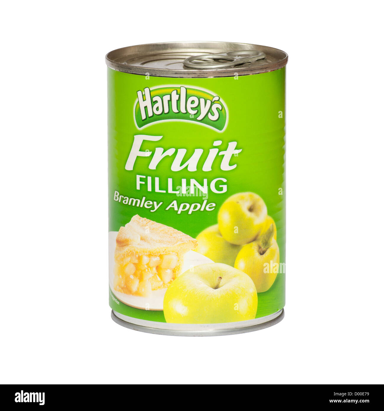 Dose mit Fruchtfüllung Hartleys Bramley Apple Stockfoto