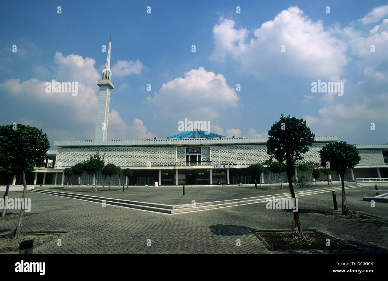 Die Nationalmoschee, Kuala Lumpur, Malaysia. Stockfoto