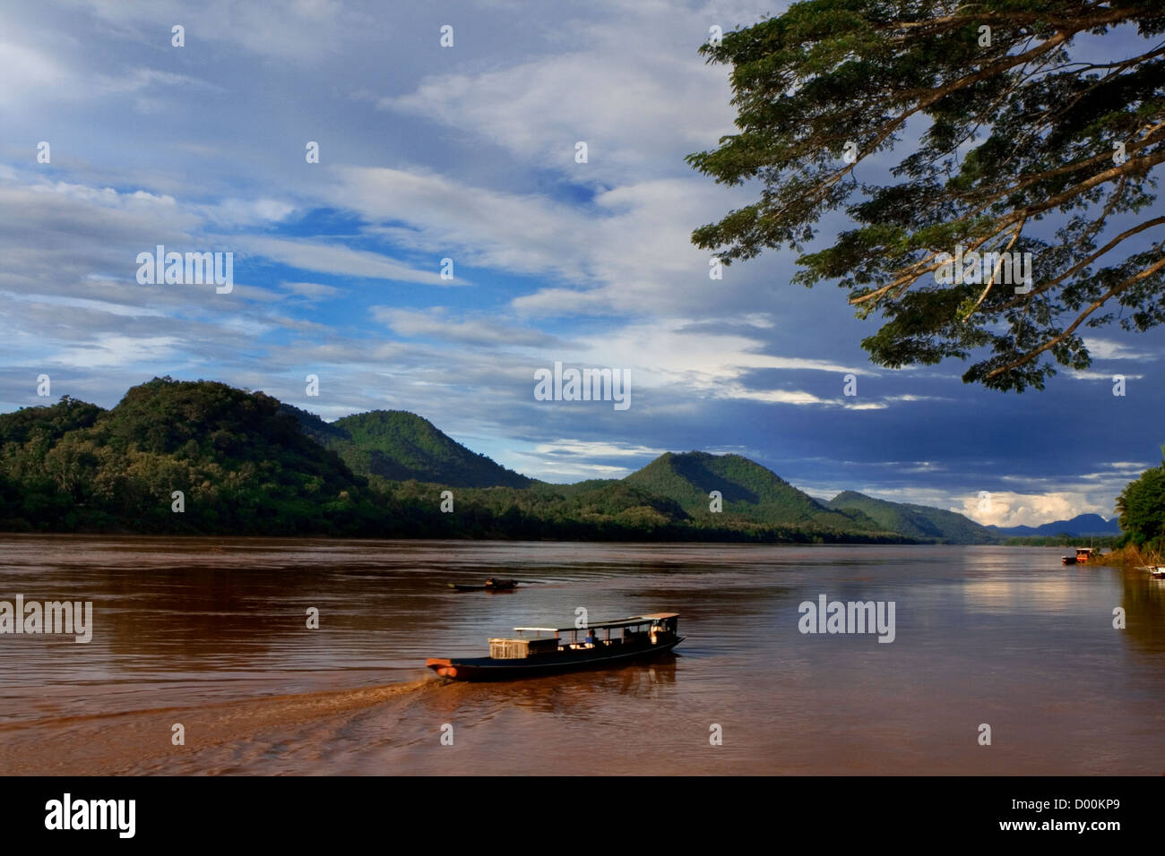 Mekong-Fluss Stockfoto