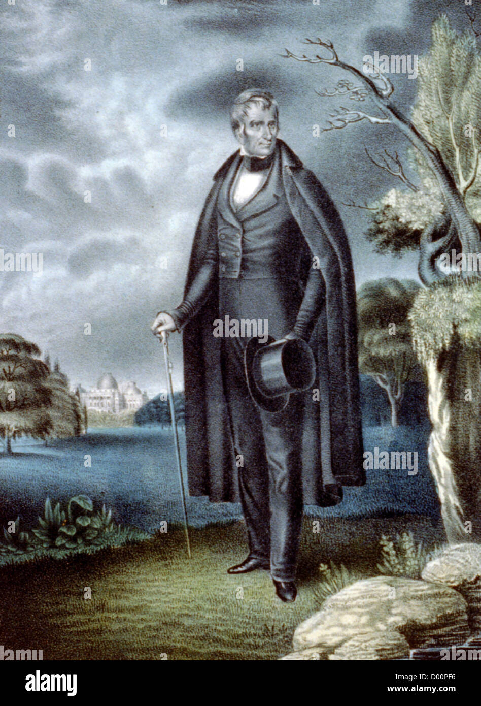 Harrison, 9. Präsident der Vereinigten Staaten Stockfoto