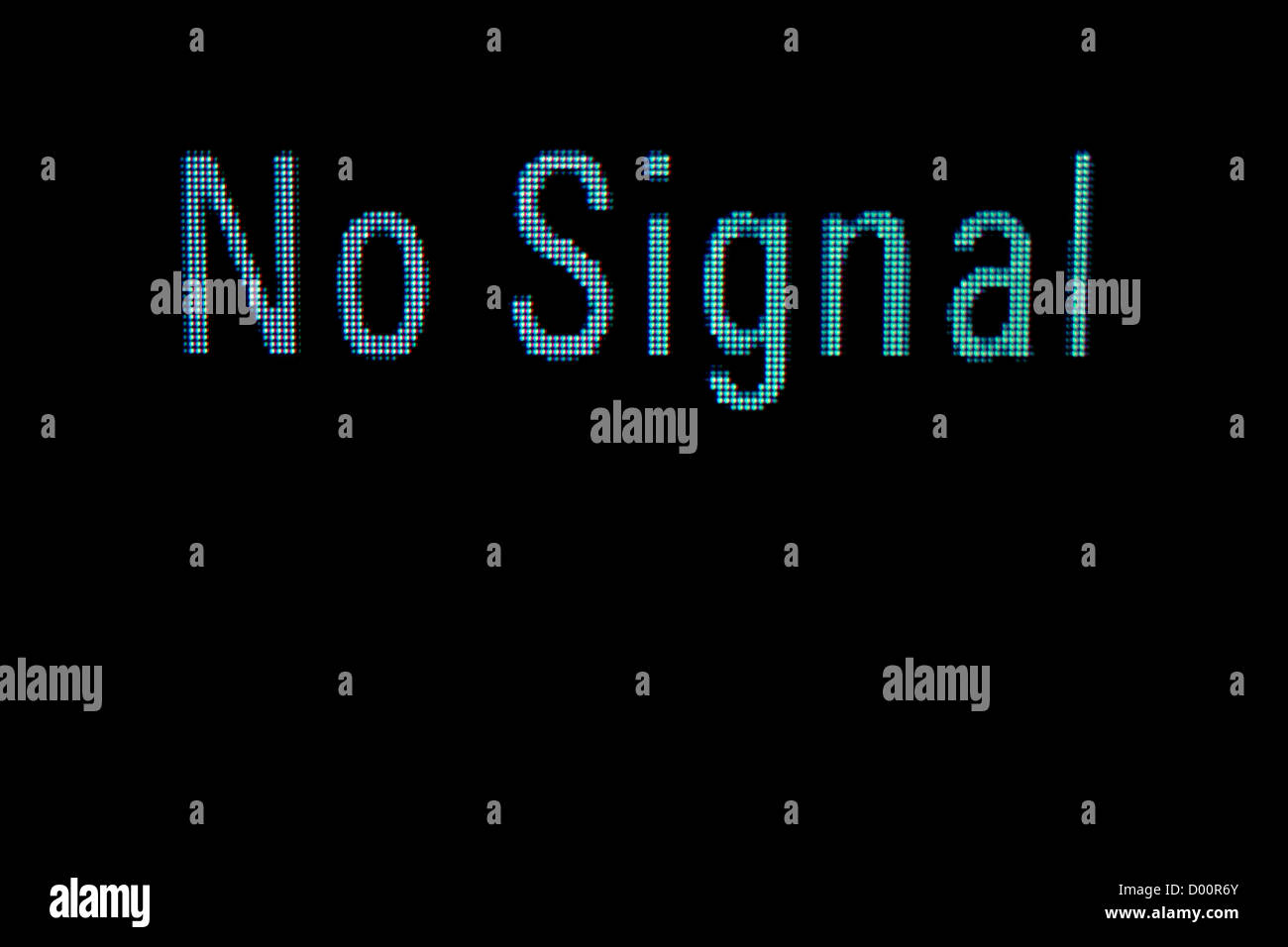 Kein signal Stockfoto