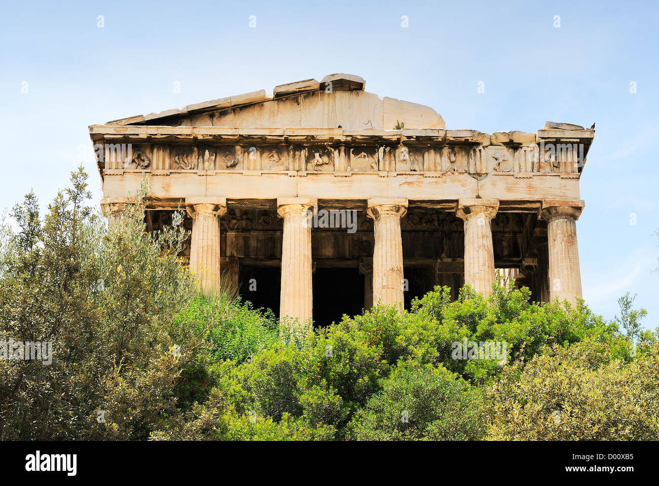 Alten Agora in Athen, archaische Ruinen in Griechenland Stockfoto