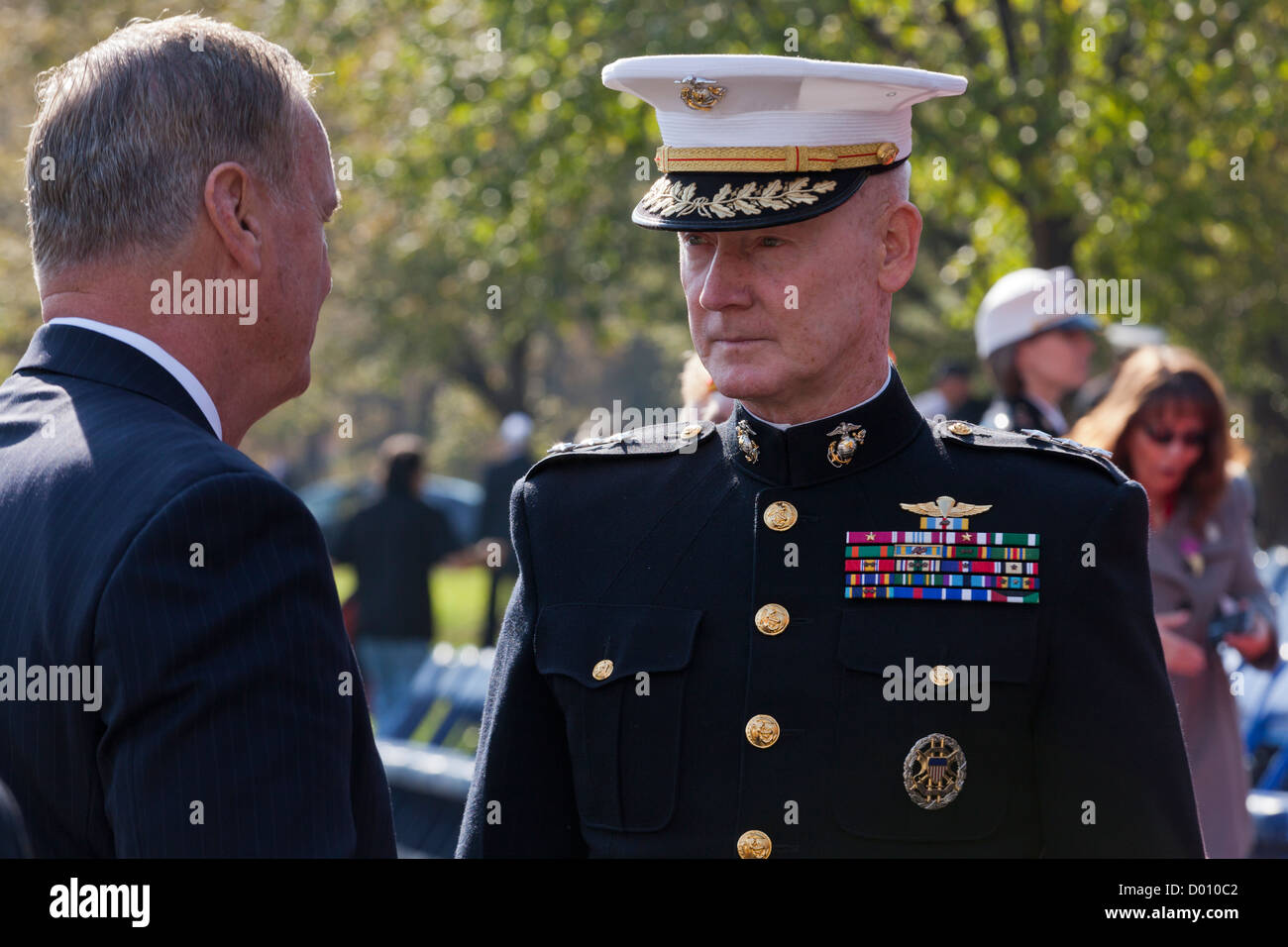 US Marine Corps Leutnant General in Uniform - Washington, DC USA Stockfoto