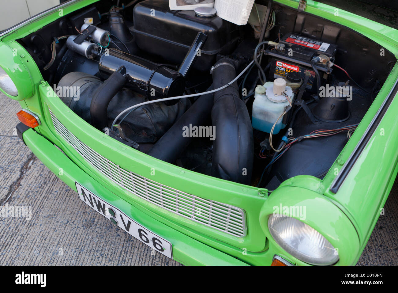 Trabant 2-Takt-Motor DDR Auto Stockfotografie - Alamy