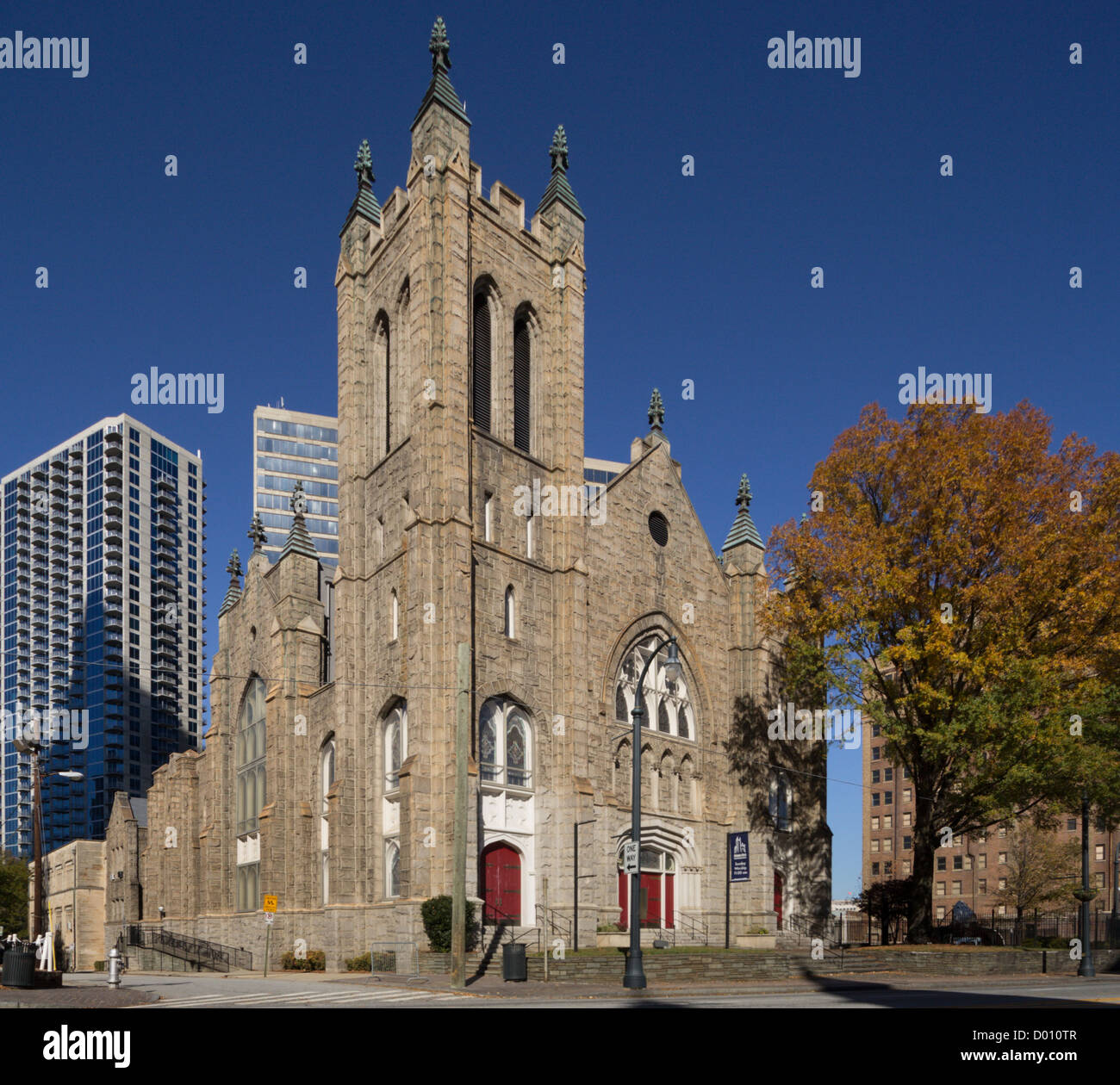 Ersten Evangelisch-methodistische Kirche Atlanta GA USA Stockfoto