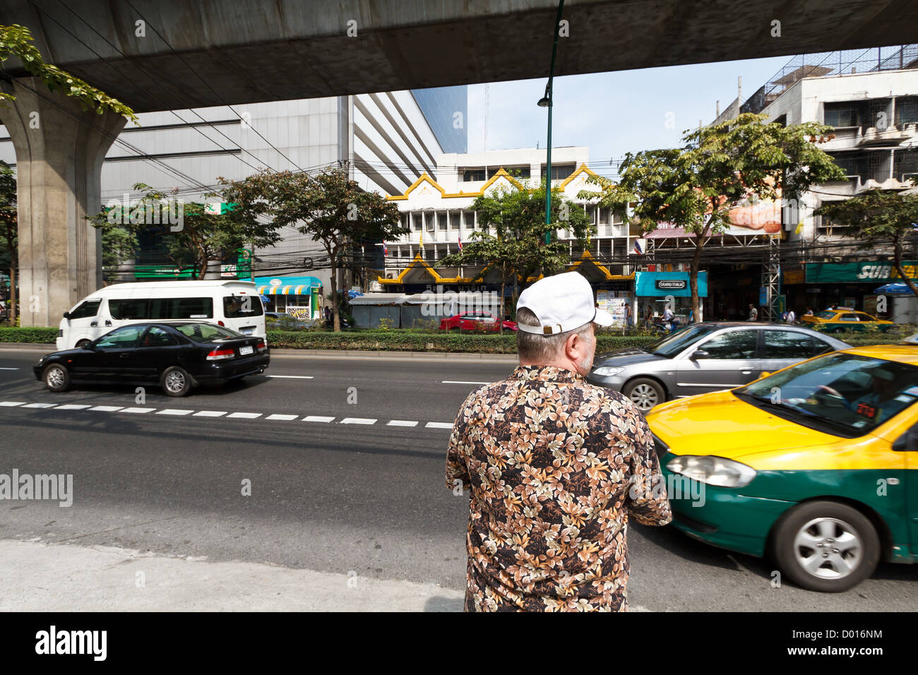 Leben auf der Straße in Bangkok, Thailand Stockfoto