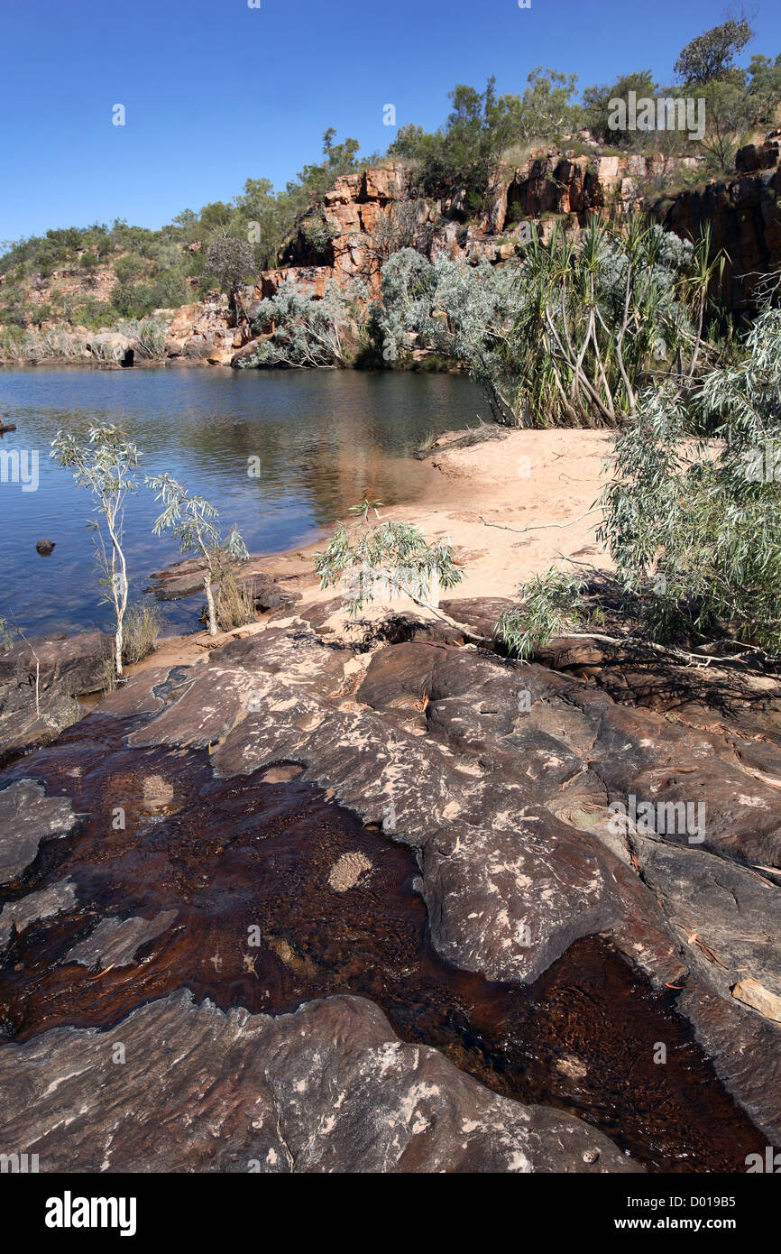 Oberen Manning Gorge. Kimberley, Westaustralien. Stockfoto