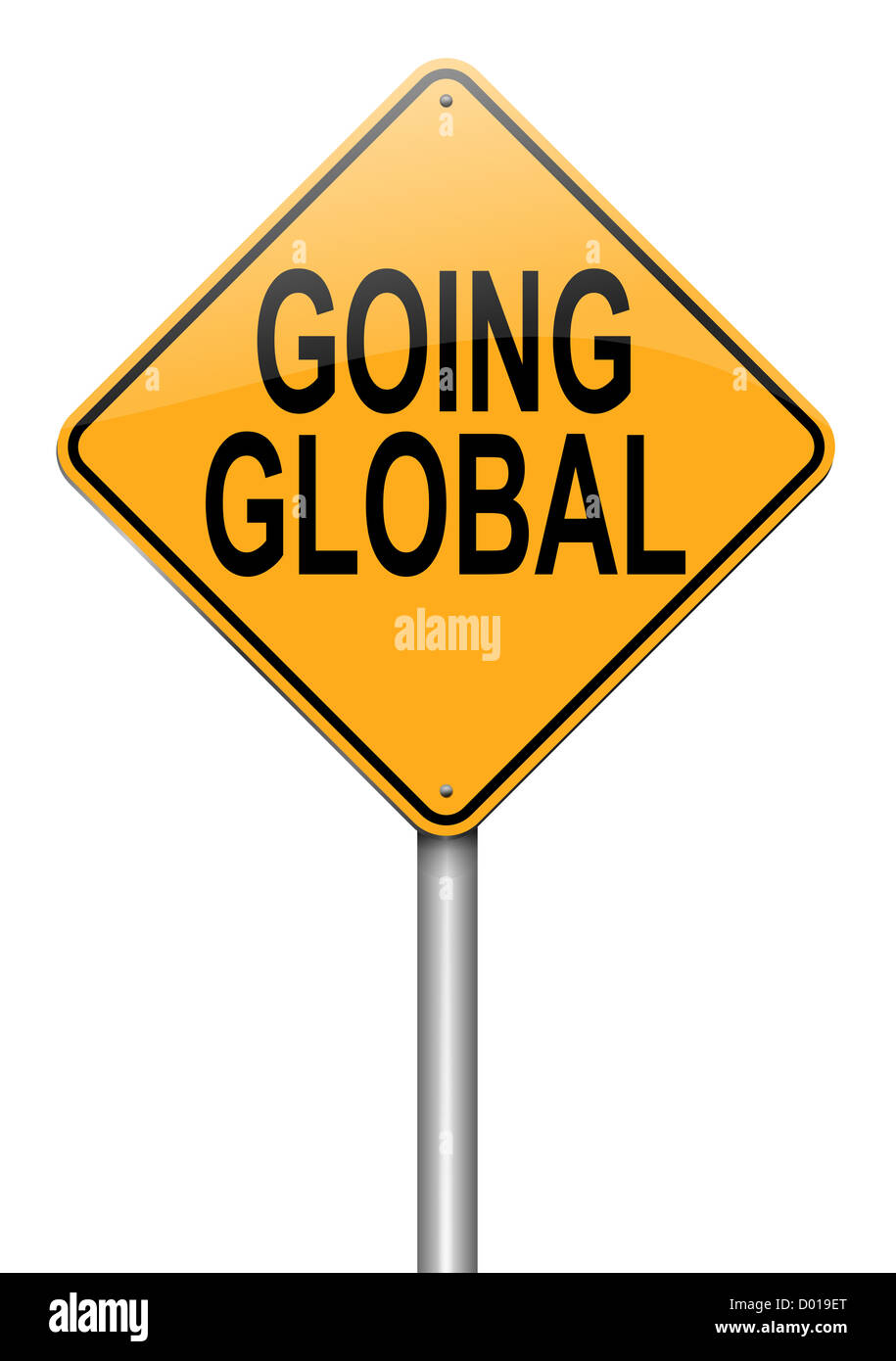 Going global. Stockfoto