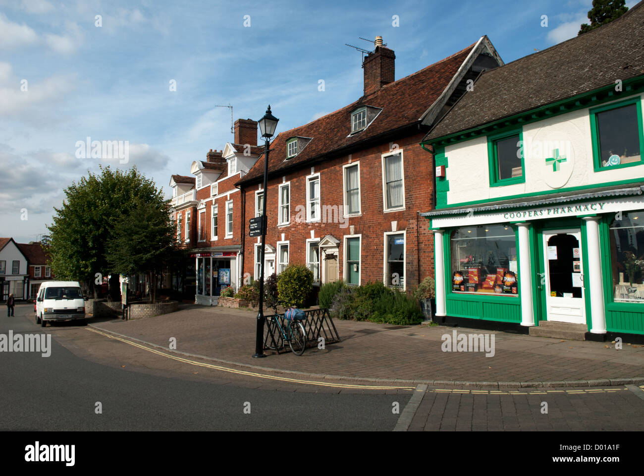 Unabhängige Apotheke, Framlingham, Suffolk, UK. Stockfoto